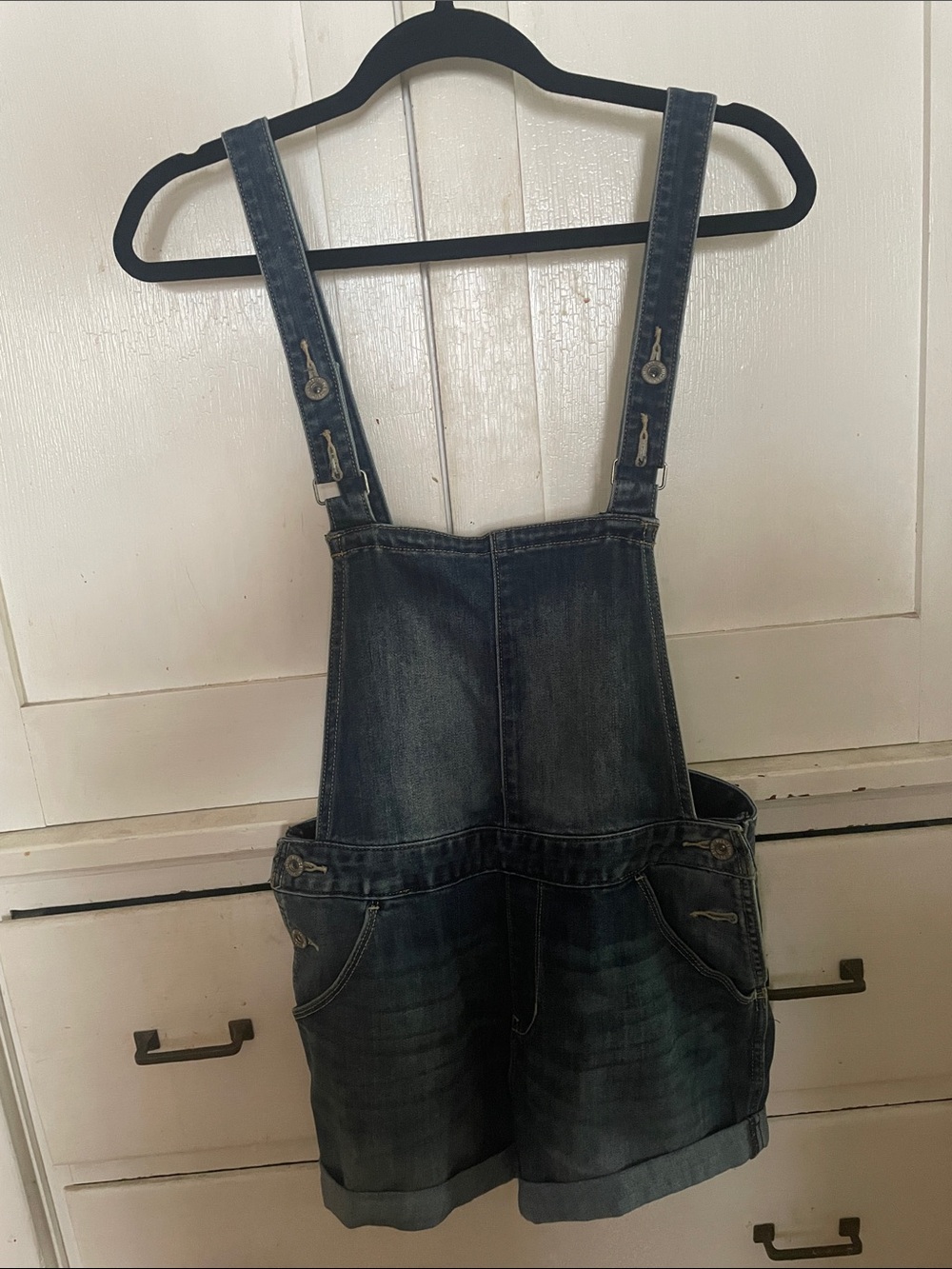 Denizen from Levi's Classic Blue Denim Short Overalls